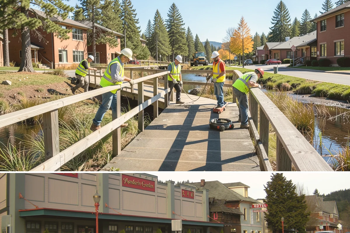 Municipal Roof Repair in Issaquah, King County, WA - Dry-weather windows allow proper adhesion and curing, though we respond to active leaks in any season.