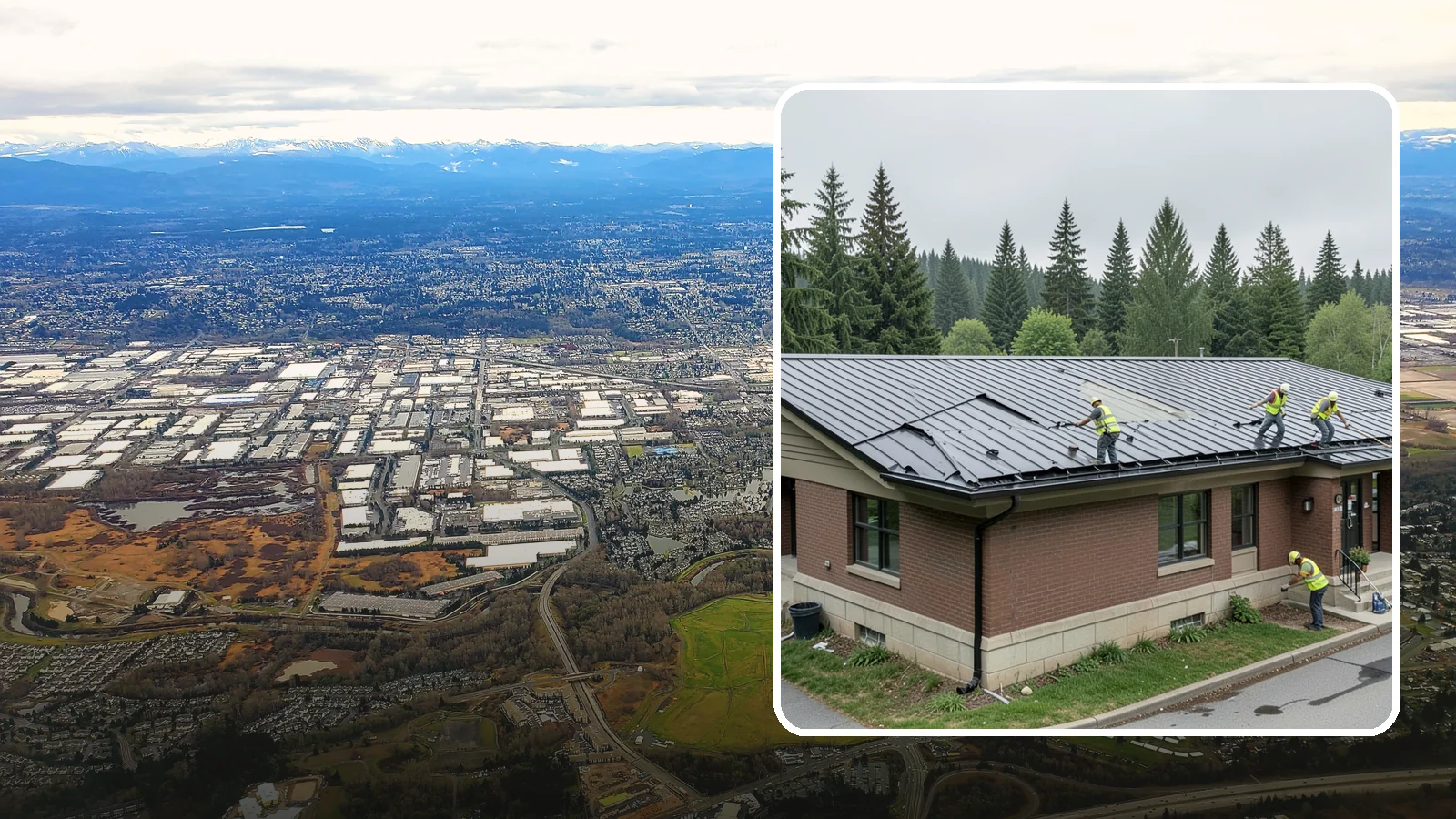 Municipal Roof Repair in Kent, King County, WA - Repair leaks, flashing failures, and storm damage on public building roofs before they threaten interiors and assets.