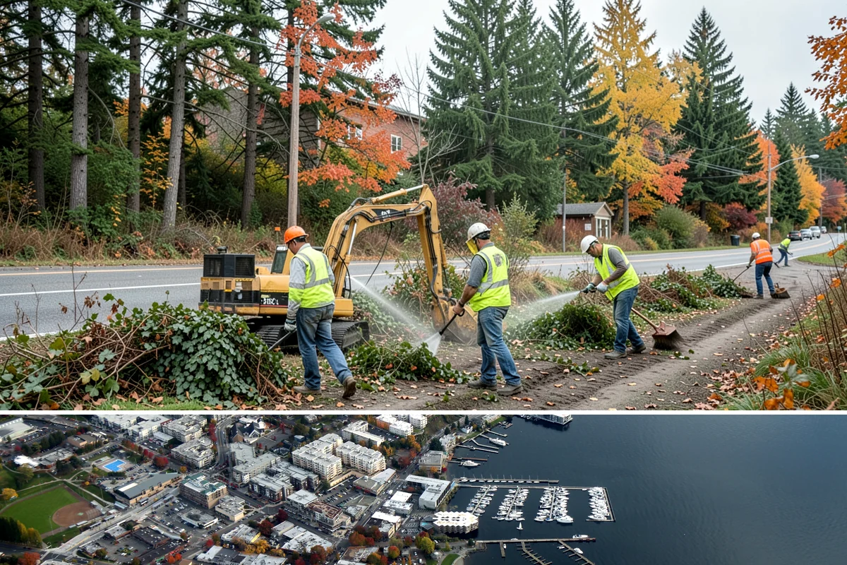 Municipal Roof Repair in Kirkland, King County, WA - Dry-weather windows allow proper adhesion and curing, though we respond to active leaks in any season.