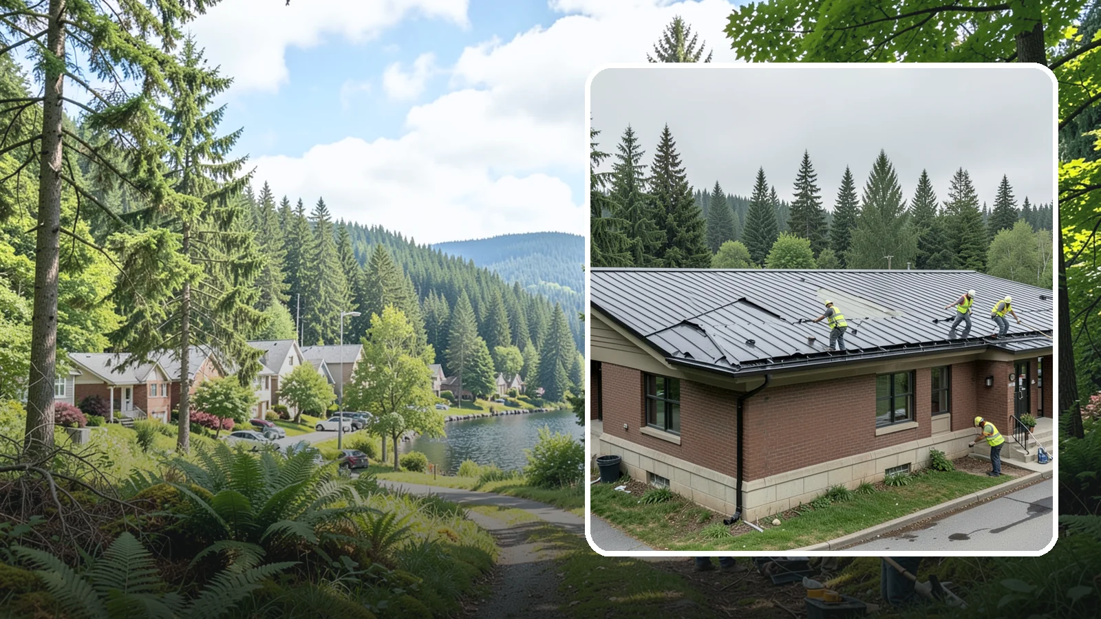 Municipal Roof Repair in Lake Forest Park, King County, WA - Repair leaks, flashing failures, and storm damage on public building roofs before they threaten interiors and assets.