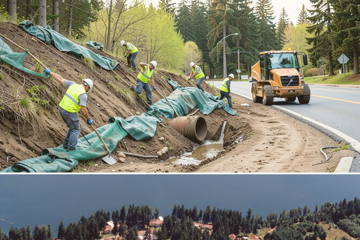 Municipal Roof Repair in Lakewood, Pierce County, WA - Dry-weather windows allow proper adhesion and curing, though we respond to active leaks in any season.