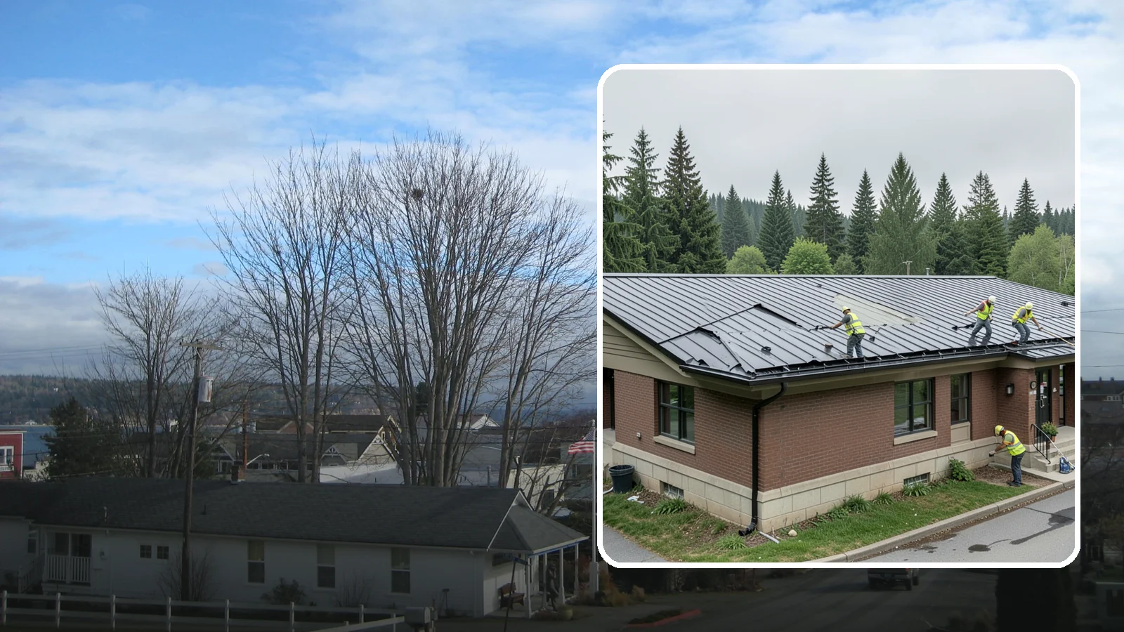 Municipal Roof Repair in Langley, Island County, WA - Repair leaks, flashing failures, and storm damage on public building roofs before they threaten interiors and assets.