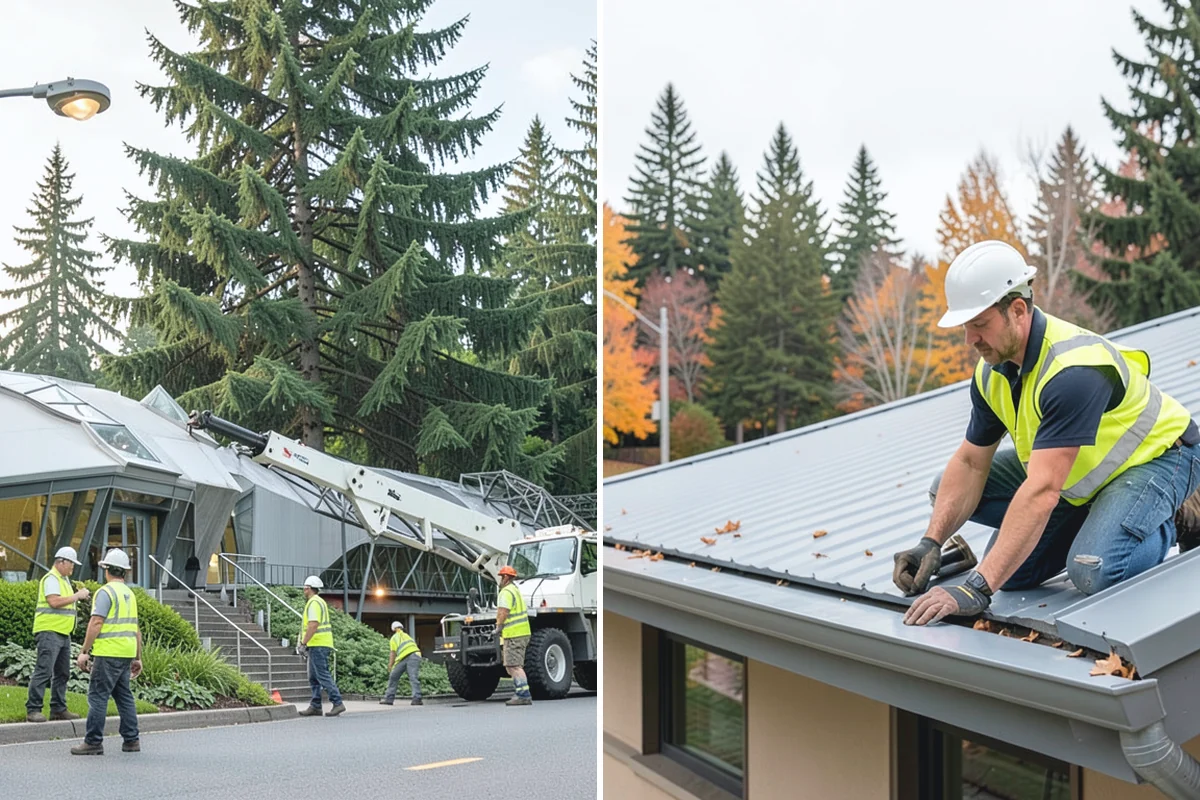 Municipal Roof Repair in Marysville, Snohomish County, WA - Leak investigation and moisture-source diagnosis