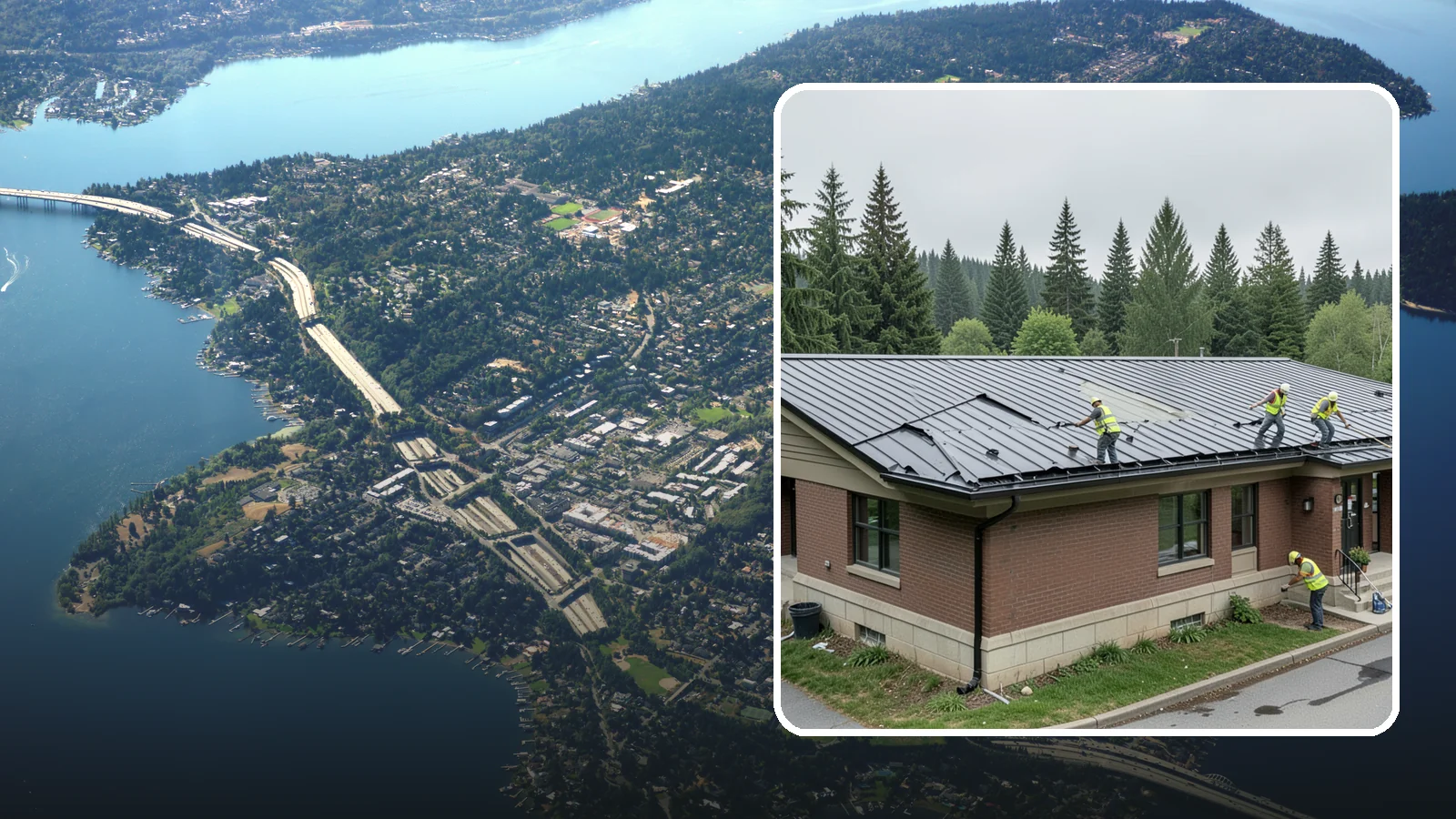 Municipal Roof Repair in Mercer Island, King County, WA - Repair leaks, flashing failures, and storm damage on public building roofs before they threaten interiors and assets.