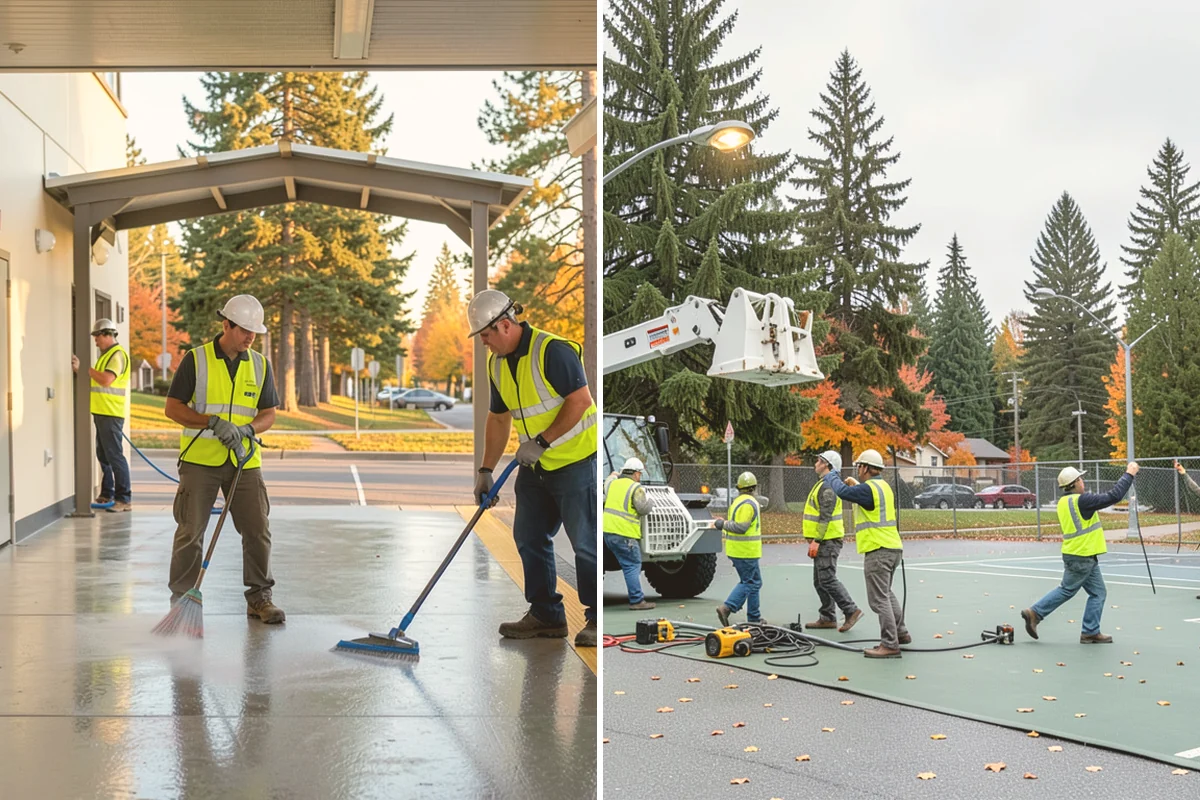 Municipal Roof Repair in Milton, King County, WA - Leak investigation and moisture-source diagnosis