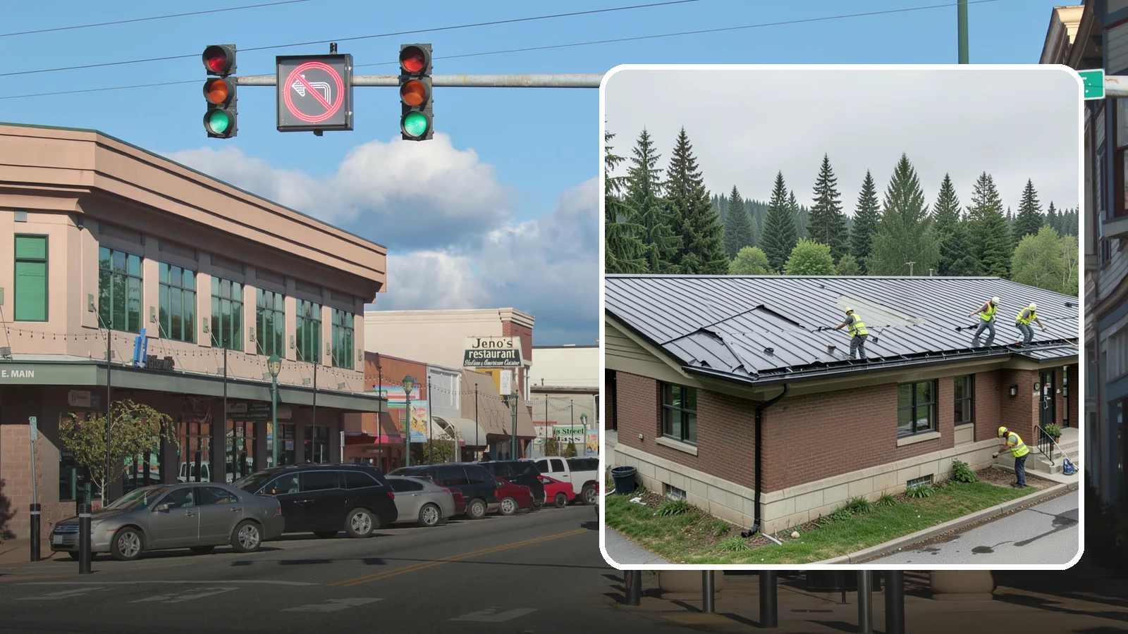 Municipal Roof Repair in Monroe, Snohomish County, WA - Repair leaks, flashing failures, and storm damage on public building roofs before they threaten interiors and assets.