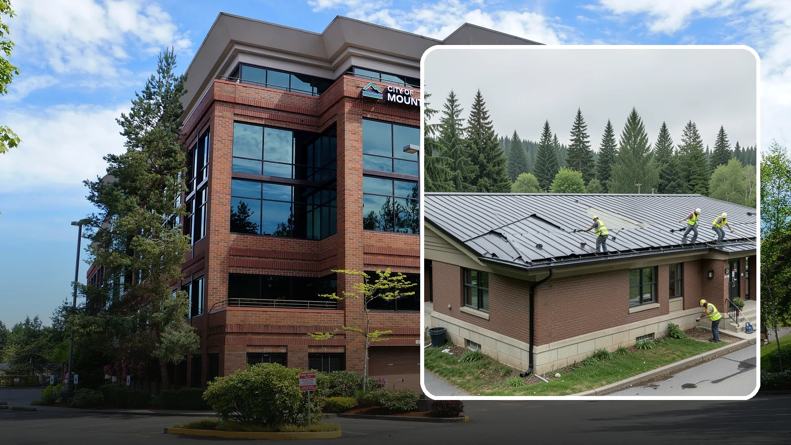 Municipal Roof Repair in Mountlake Terrace, Snohomish County, WA - Repair leaks, flashing failures, and storm damage on public building roofs before they threaten interiors and assets.