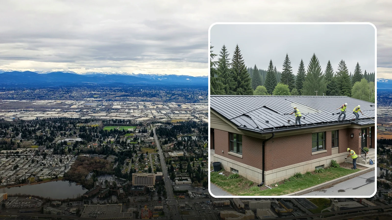Municipal Roof Repair in SeaTac, King County, WA - Repair leaks, flashing failures, and storm damage on public building roofs before they threaten interiors and assets.