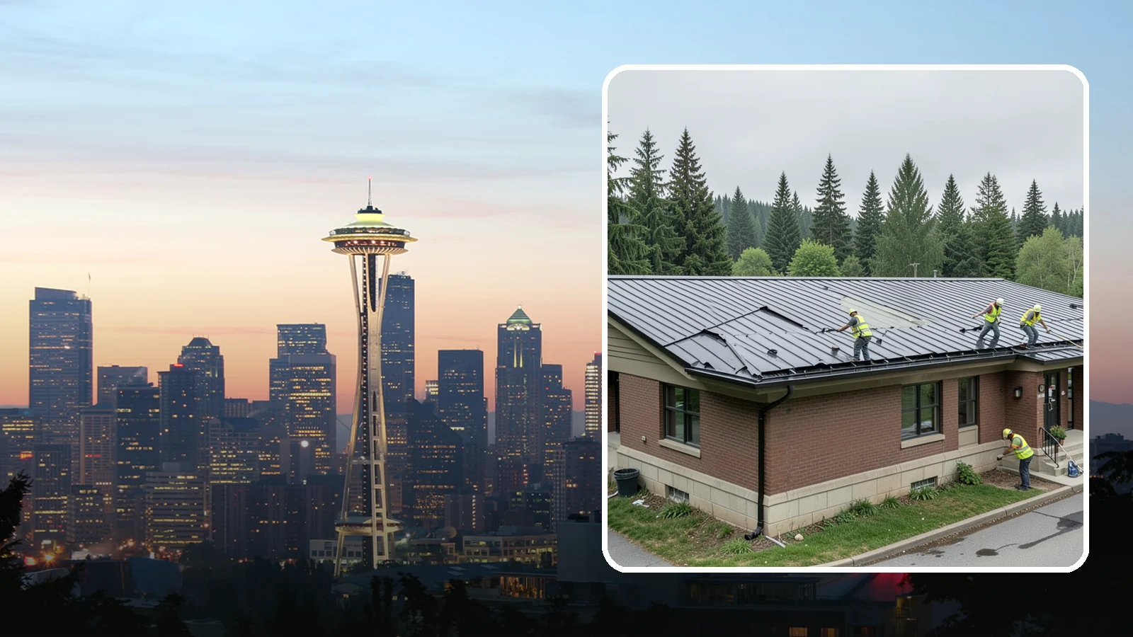 Municipal Roof Repair in Seattle, King County, WA - Repair leaks, flashing failures, and storm damage on public building roofs before they threaten interiors and assets.