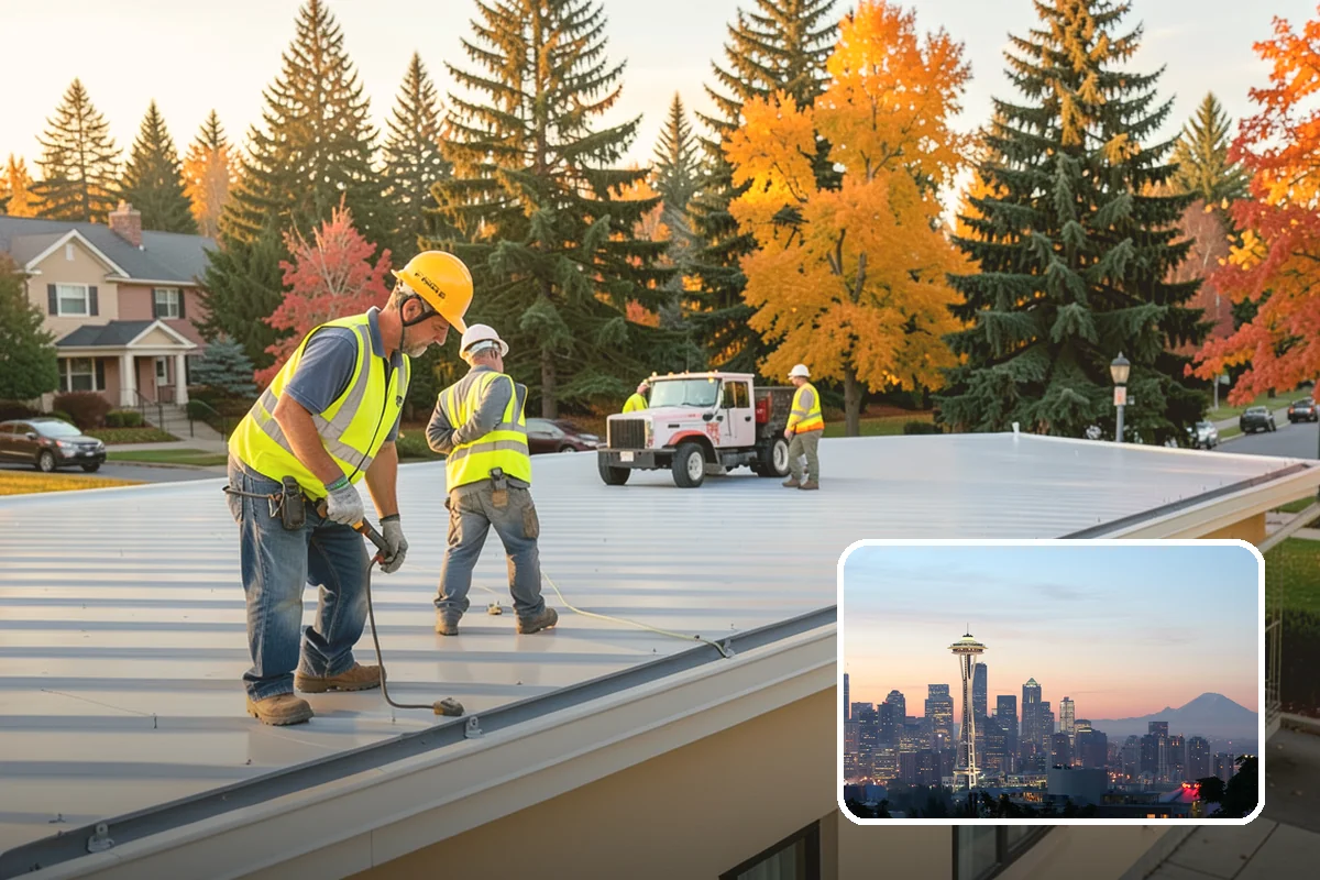 Municipal Roof Repair in Seattle, King County, WA - Stops active leaks before they damage interiors and records