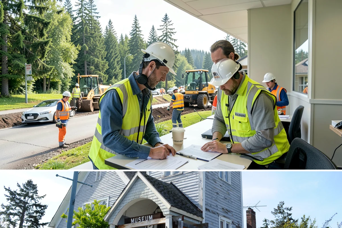 Municipal Roof Repair in Steilacoom, Pierce County, WA - Dry-weather windows allow proper adhesion and curing, though we respond to active leaks in any season.