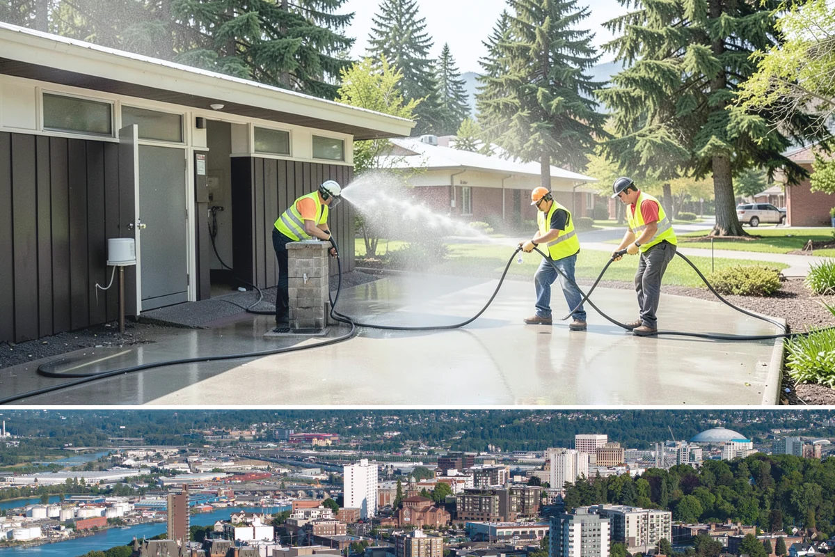 Municipal Roof Repair in Tacoma, Pierce County, WA - Dry-weather windows allow proper adhesion and curing, though we respond to active leaks in any season.