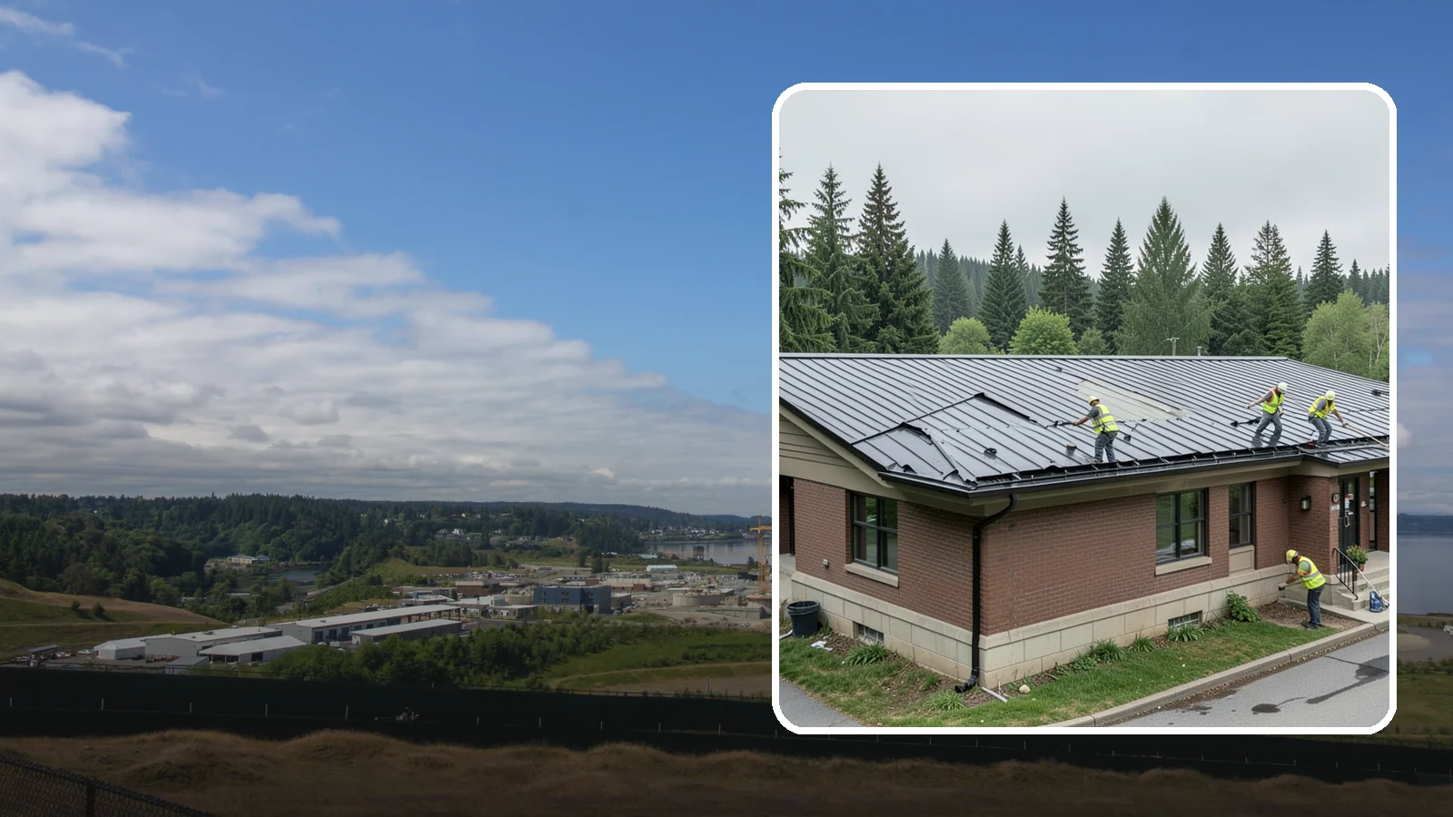 Municipal Roof Repair in University Place, Pierce County, WA - Repair leaks, flashing failures, and storm damage on public building roofs before they threaten interiors and assets.