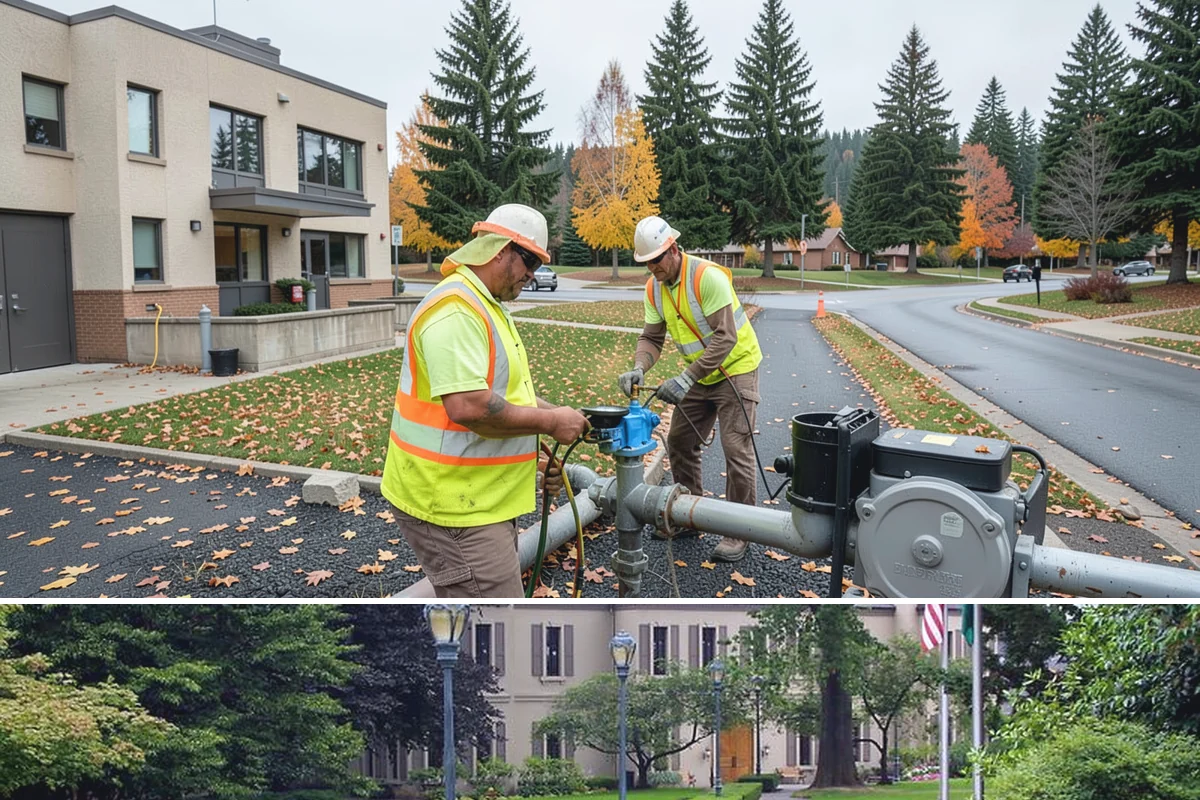 Municipal Roof Repair in Woodinville, King County, WA - Dry-weather windows allow proper adhesion and curing, though we respond to active leaks in any season.