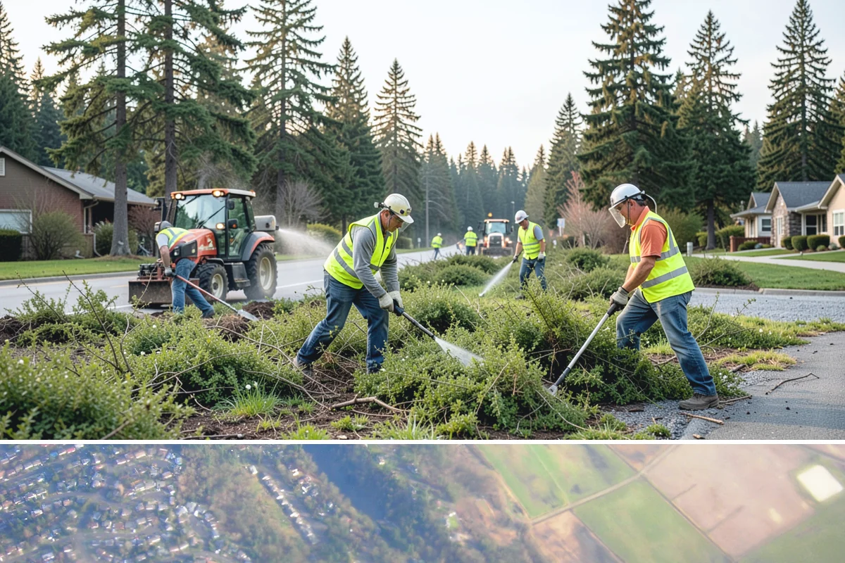 Municipal Roof Replacement in Algona, King County, WA - Roof replacement is scheduled for the dry season to protect exposed decks during tear-off and installation.