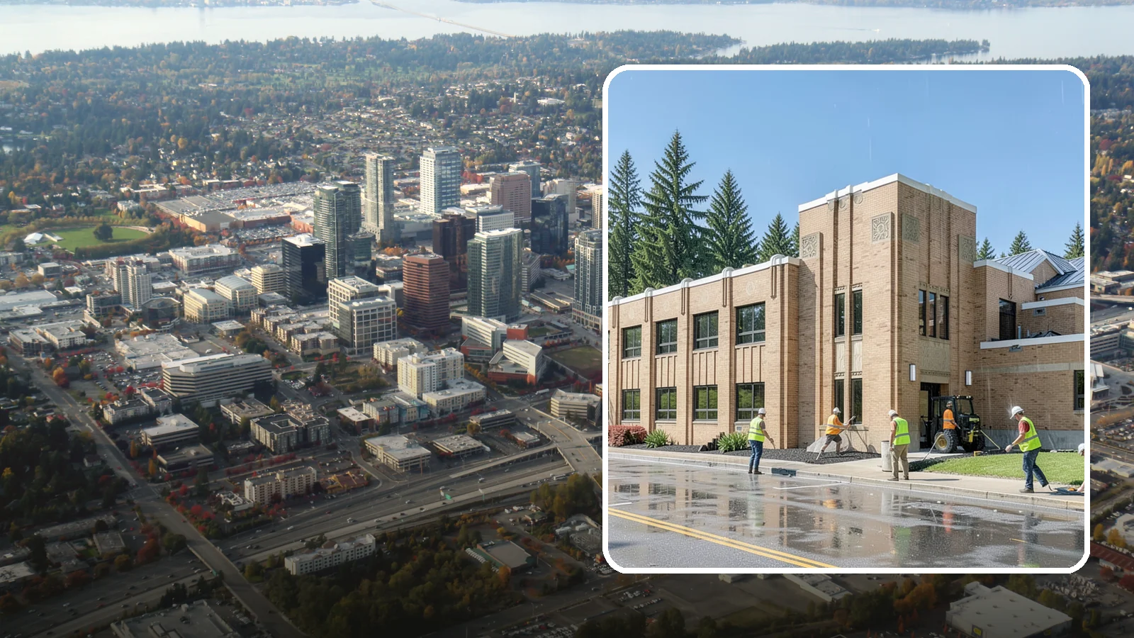 Municipal Roof Replacement in Bellevue, King County, WA - Replace end-of-life roofs on public buildings with durable systems engineered for the Pacific Northwest climate.