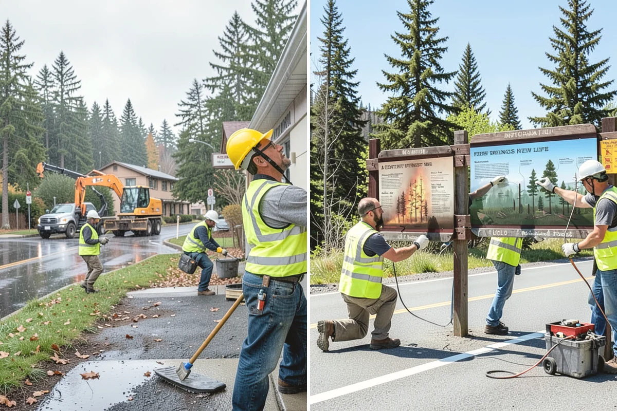 Municipal Roof Replacement in Black Diamond, King County, WA - Roof assessment, core sampling, and system recommendation