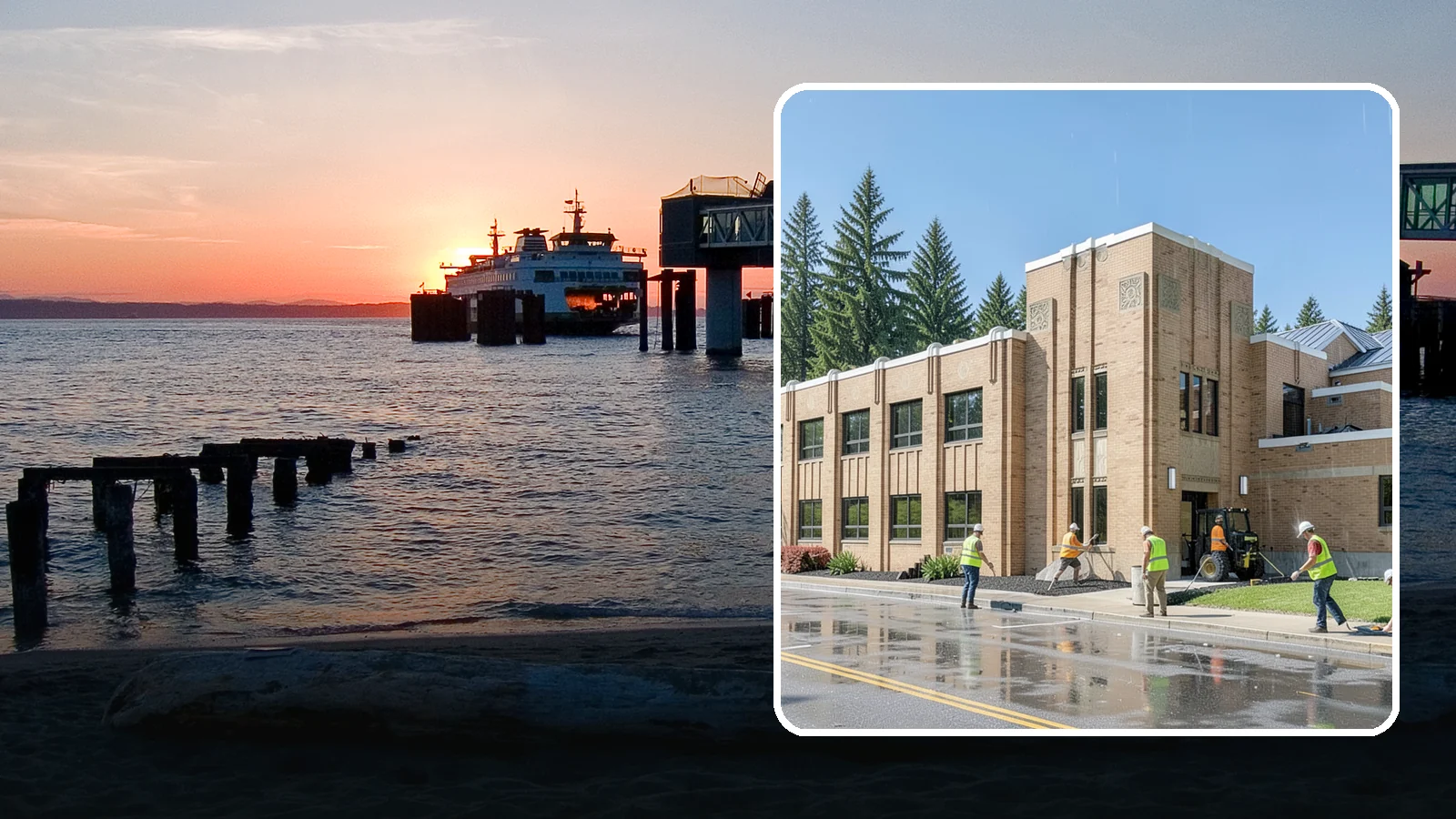 Municipal Roof Replacement in Edmonds, Snohomish County, WA - Replace end-of-life roofs on public buildings with durable systems engineered for the Pacific Northwest climate.