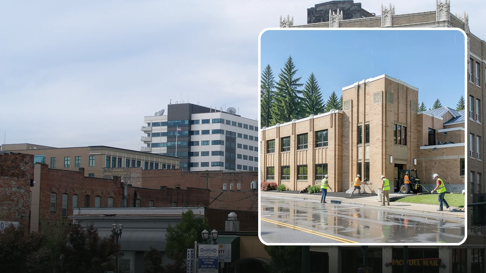 Municipal Roof Replacement in Everett, Snohomish County, WA - Replace end-of-life roofs on public buildings with durable systems engineered for the Pacific Northwest climate.