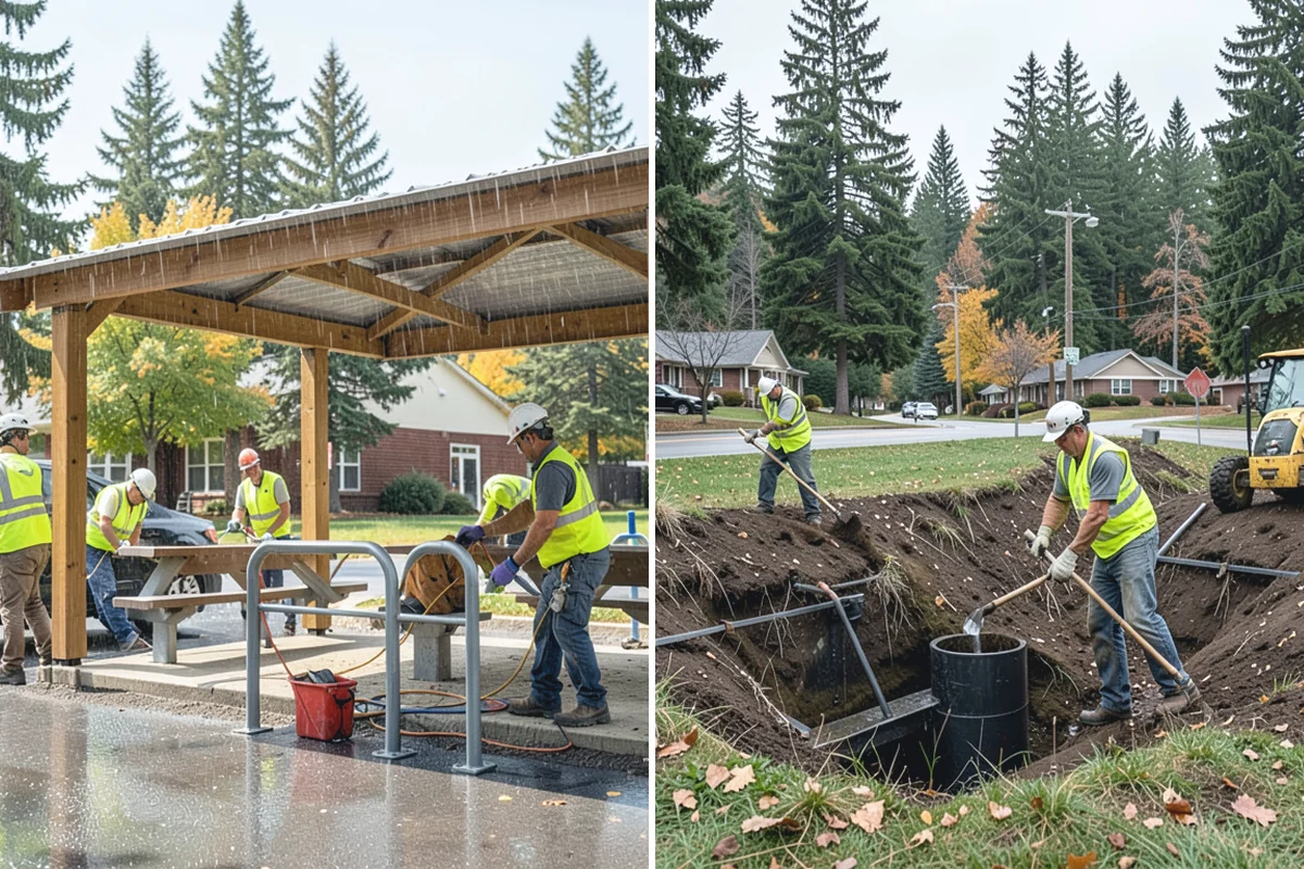 Municipal Roof Replacement in Gold Bar, Snohomish County, WA - Roof assessment, core sampling, and system recommendation