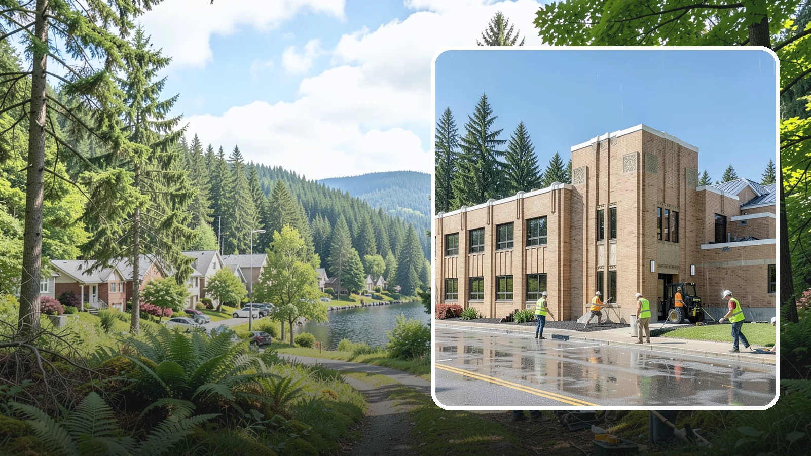 Municipal Roof Replacement in Lake Forest Park, King County, WA - Replace end-of-life roofs on public buildings with durable systems engineered for the Pacific Northwest climate.
