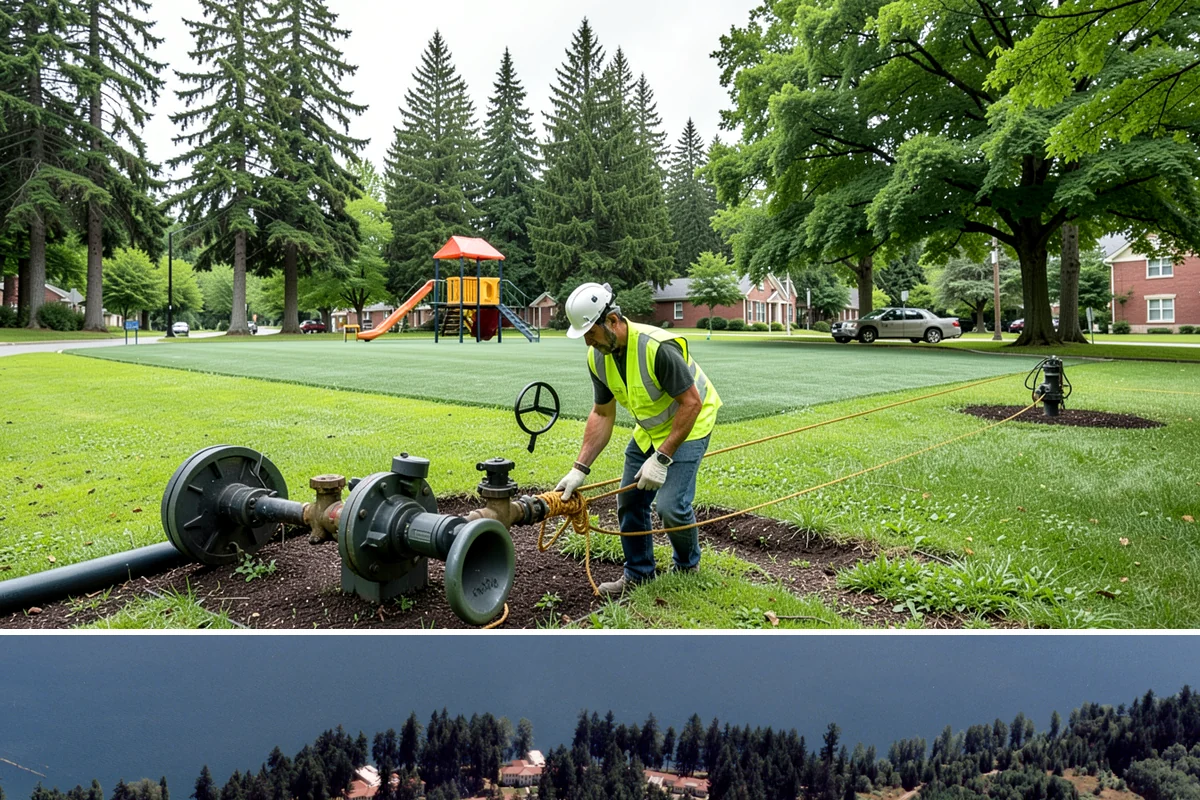 Municipal Roof Replacement in Lakewood, Pierce County, WA - Roof replacement is scheduled for the dry season to protect exposed decks during tear-off and installation.