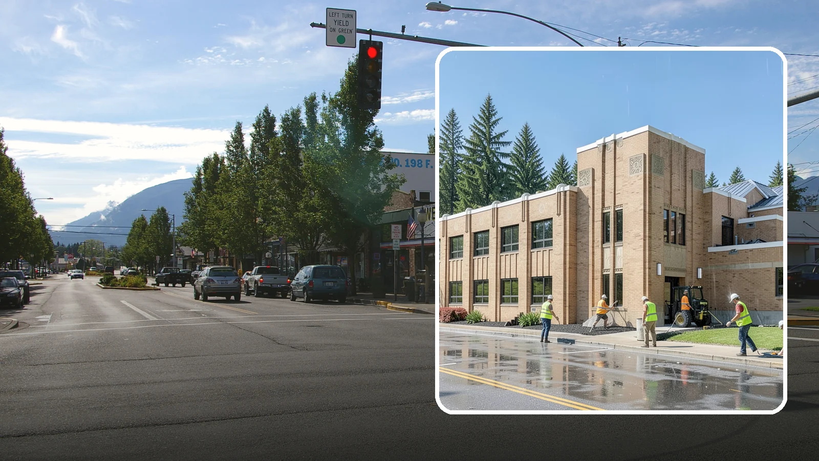 Municipal Roof Replacement in North Bend, King County, WA - Replace end-of-life roofs on public buildings with durable systems engineered for the Pacific Northwest climate.