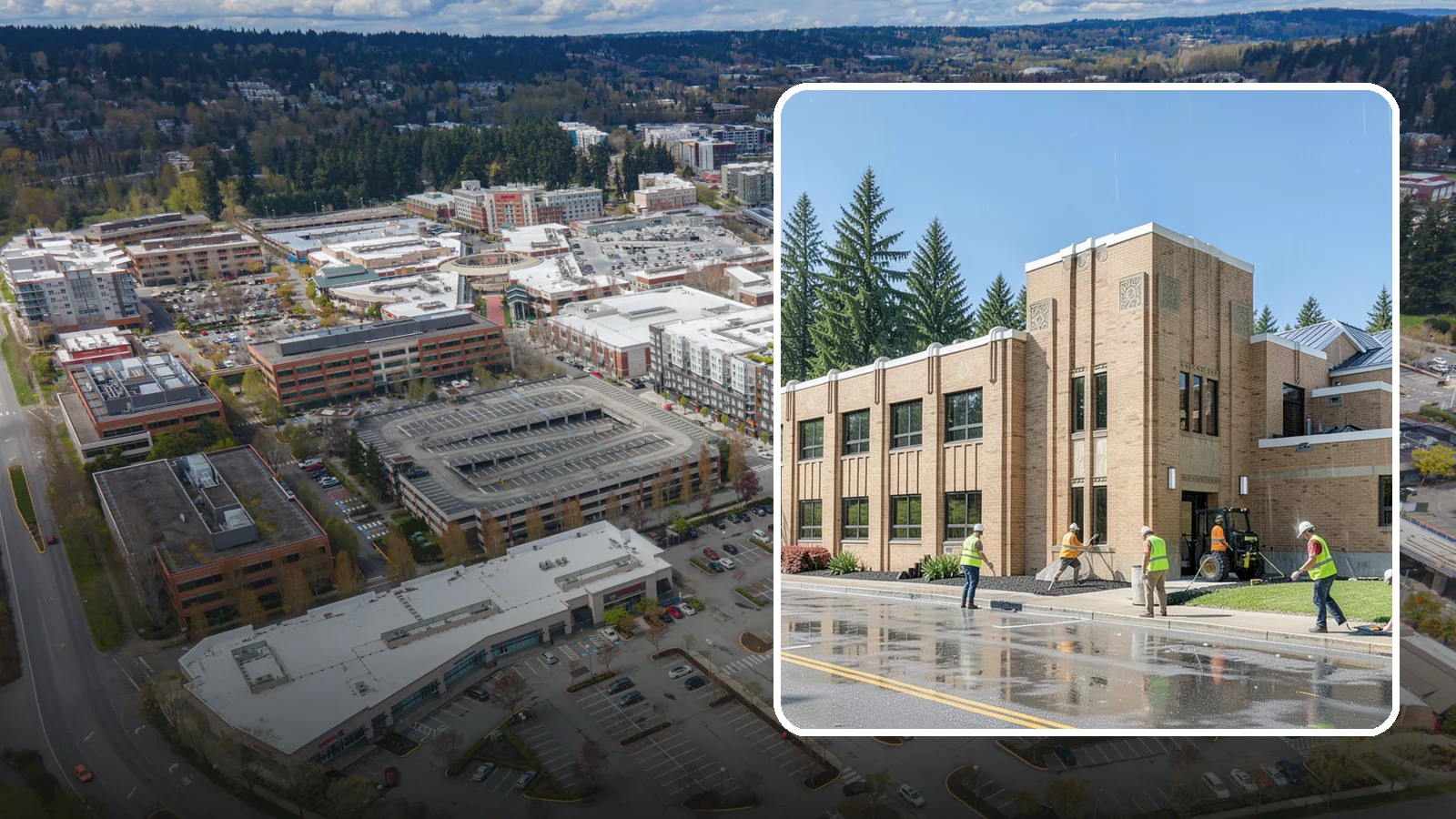 Municipal Roof Replacement in Redmond, King County, WA - Replace end-of-life roofs on public buildings with durable systems engineered for the Pacific Northwest climate.