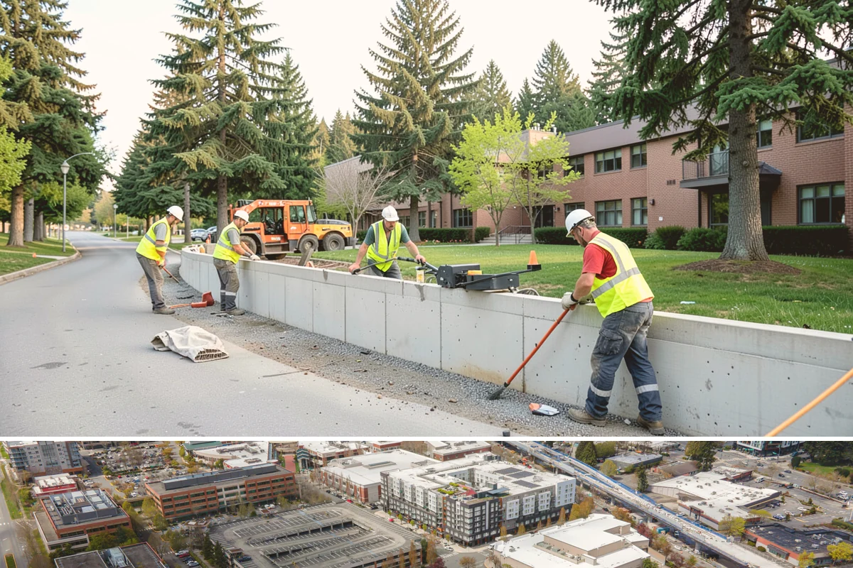 Municipal Roof Replacement in Redmond, King County, WA - Roof replacement is scheduled for the dry season to protect exposed decks during tear-off and installation.
