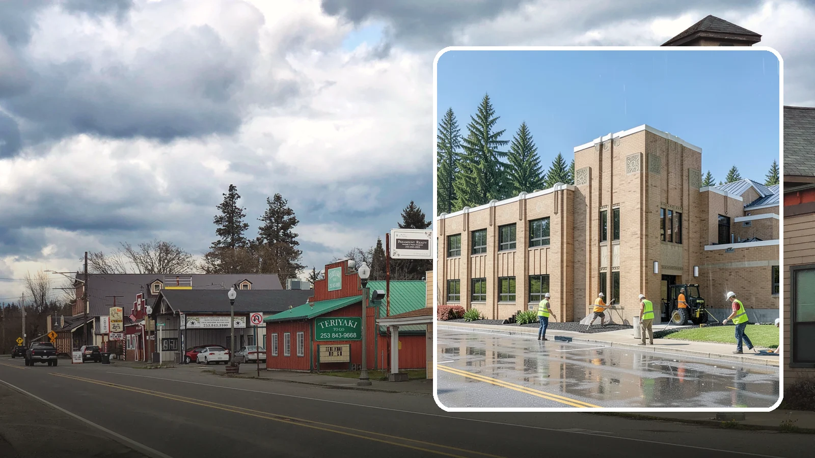 Municipal Roof Replacement in Roy, Pierce County, WA - Replace end-of-life roofs on public buildings with durable systems engineered for the Pacific Northwest climate.