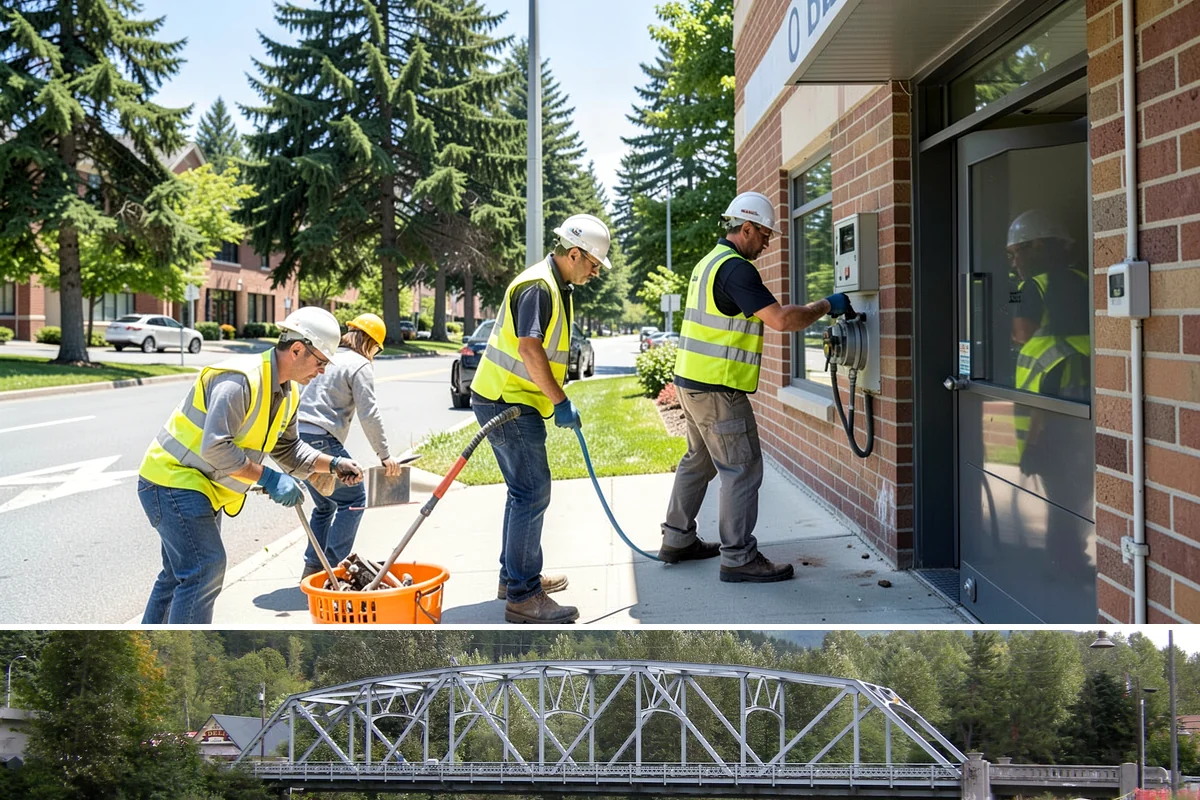 Municipal Roof Replacement in Skykomish, King County, WA - Roof replacement is scheduled for the dry season to protect exposed decks during tear-off and installation.