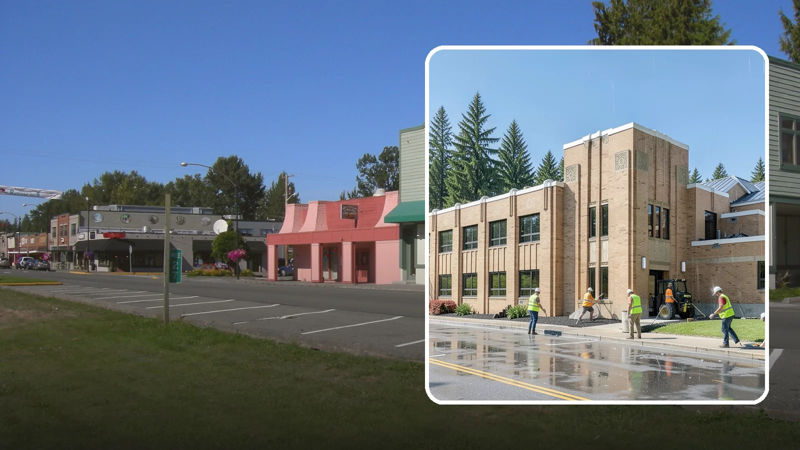 Municipal Roof Replacement in Snoqualmie, King County, WA - Replace end-of-life roofs on public buildings with durable systems engineered for the Pacific Northwest climate.