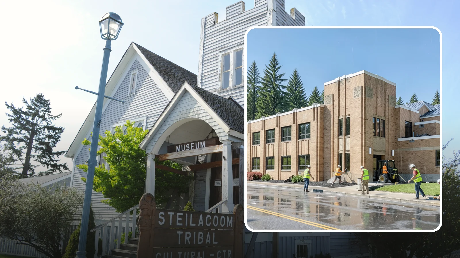 Municipal Roof Replacement in Steilacoom, Pierce County, WA - Replace end-of-life roofs on public buildings with durable systems engineered for the Pacific Northwest climate.