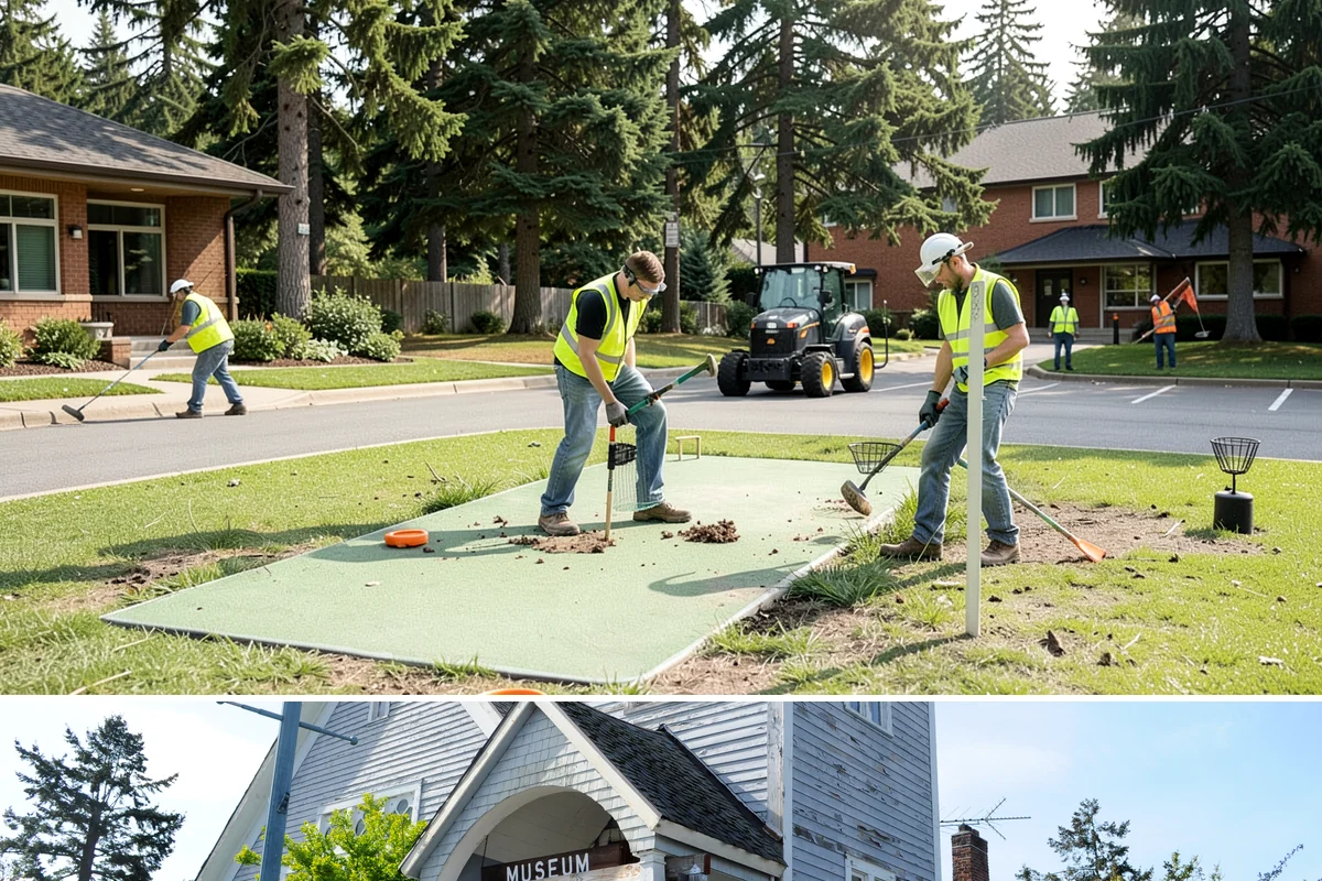 Municipal Roof Replacement in Steilacoom, Pierce County, WA - Roof replacement is scheduled for the dry season to protect exposed decks during tear-off and installation.