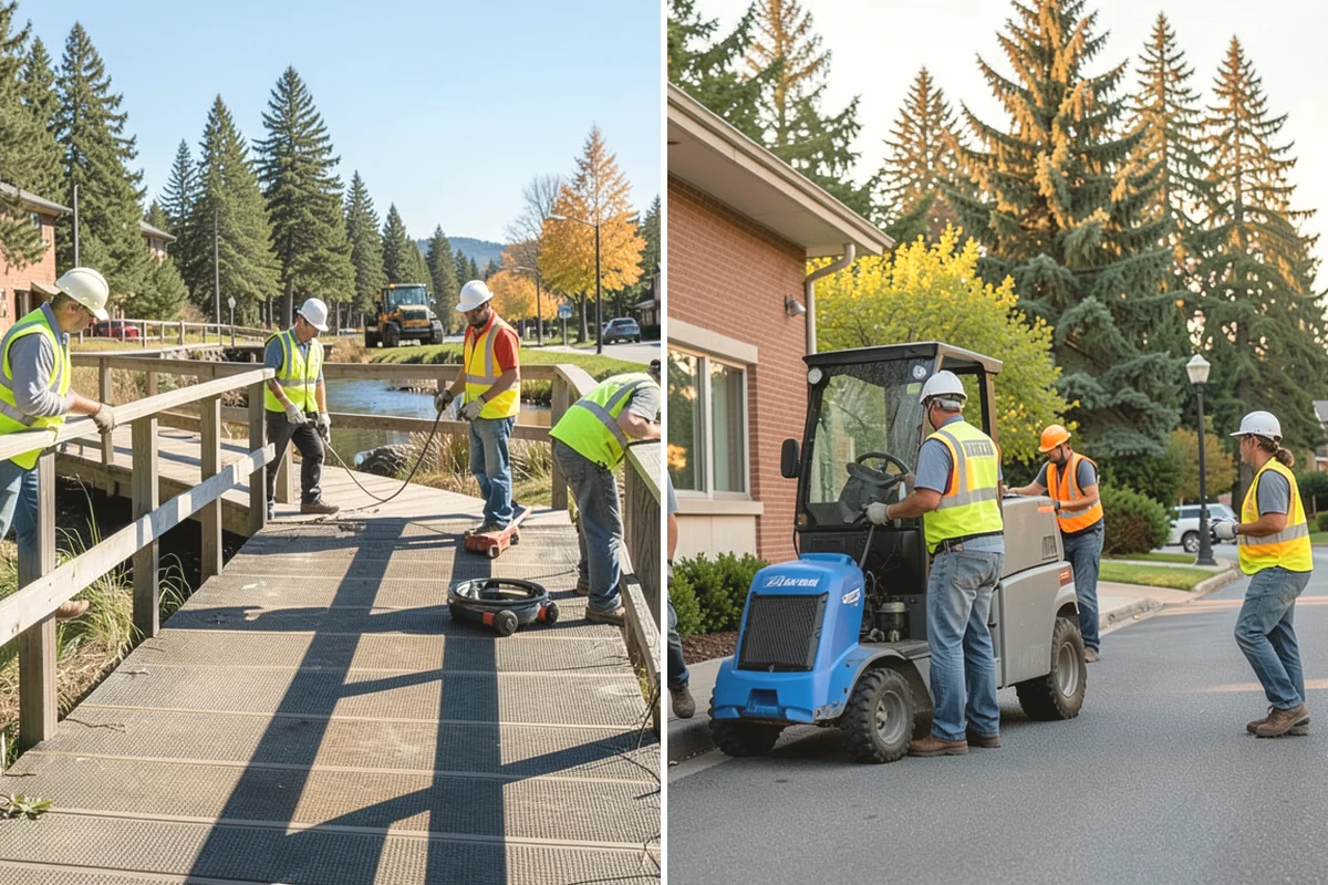 Municipal Roof Replacement in University Place, Pierce County, WA - Roof assessment, core sampling, and system recommendation