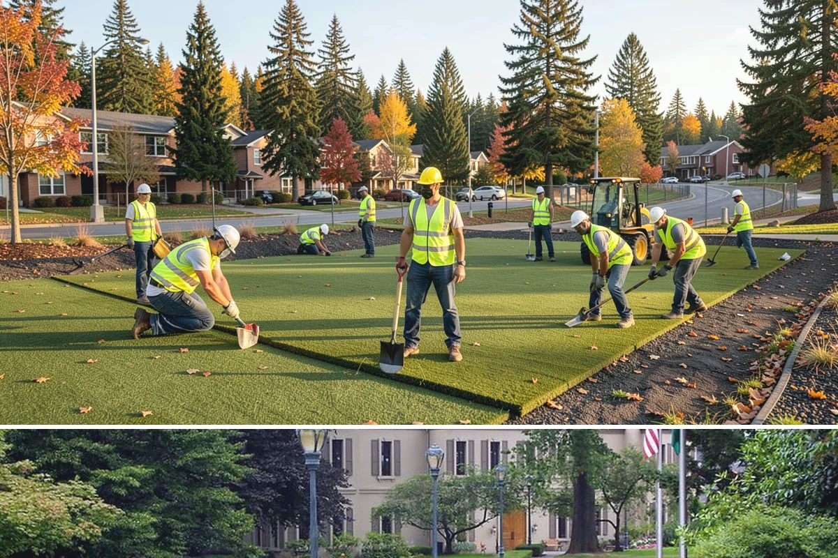 Municipal Roof Replacement in Woodinville, King County, WA - Roof replacement is scheduled for the dry season to protect exposed decks during tear-off and installation.