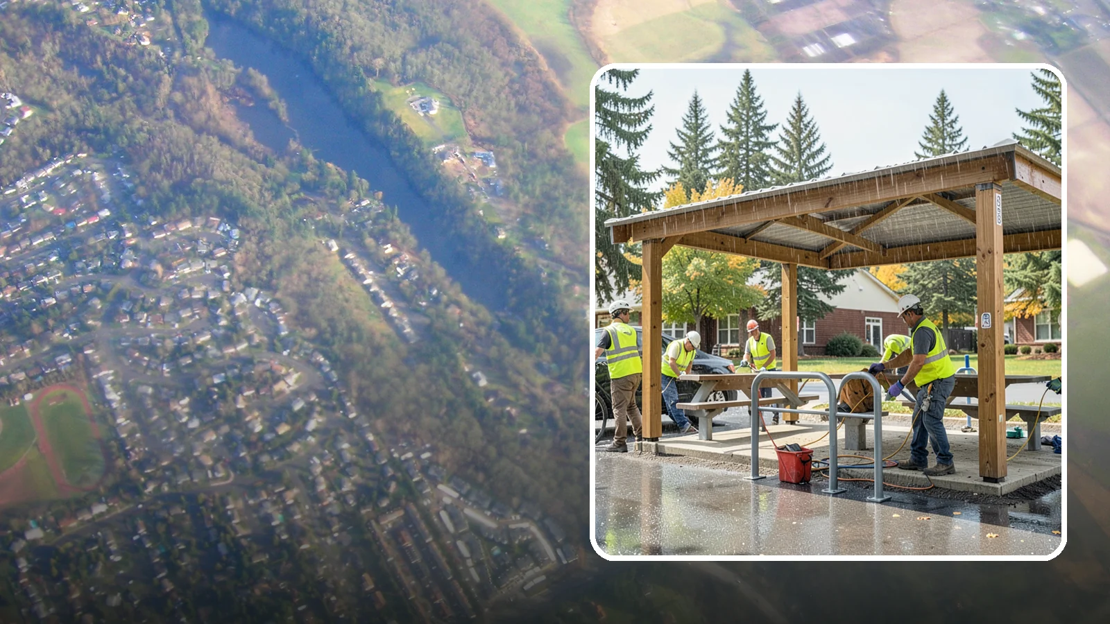 Municipal Shelter Construction in Algona, King County, WA - Construct picnic shelters, pavilions, and covered structures that expand usable public gathering space year-round.