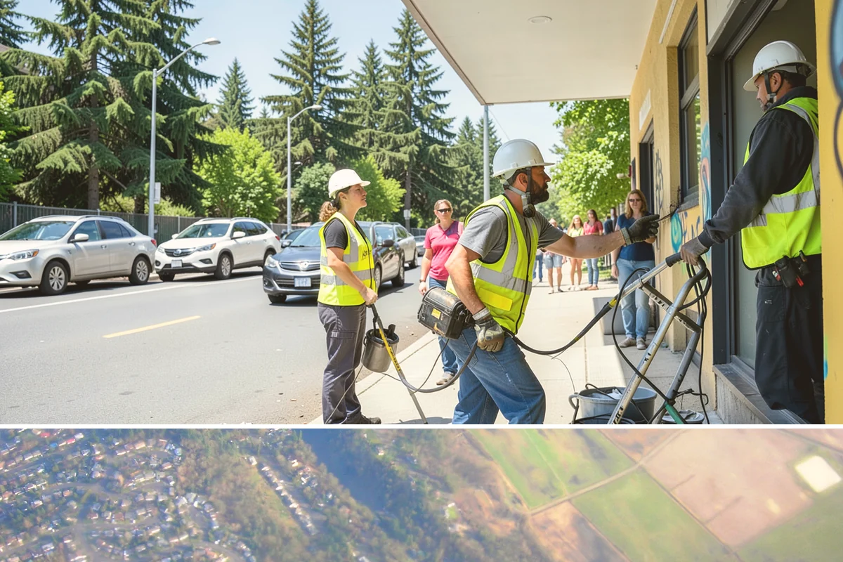 Municipal Shelter Construction in Algona, King County, WA - Dry-season scheduling protects slab pours and framing from the delays wet weather imposes on structural work.