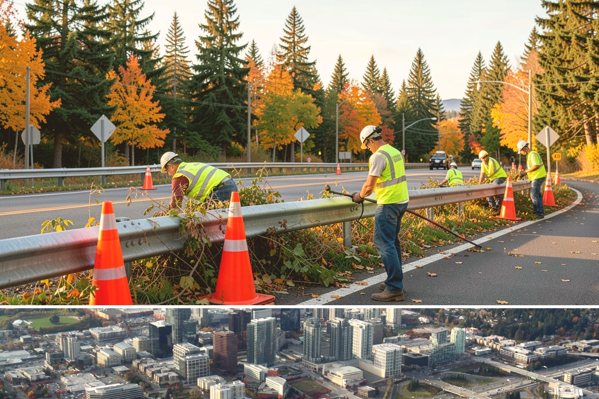 Municipal Shelter Construction in Bellevue, King County, WA - Dry-season scheduling protects slab pours and framing from the delays wet weather imposes on structural work.