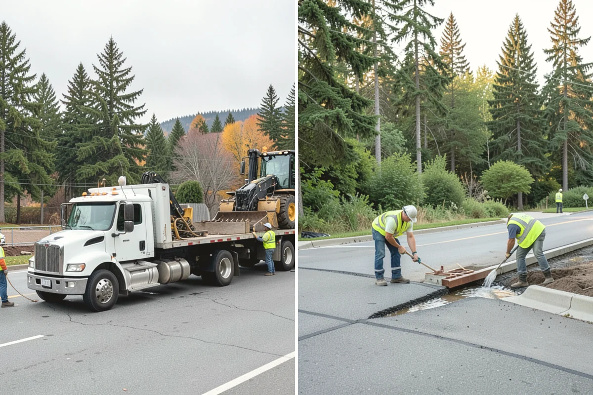 Municipal Shelter Construction in Burlington, Skagit County, WA - Foundation and pad design with site drainage review