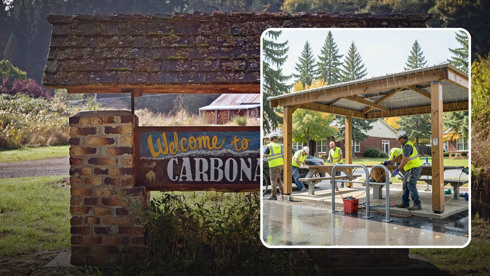 Municipal Shelter Construction in Carbonado, Pierce County, WA - Construct picnic shelters, pavilions, and covered structures that expand usable public gathering space year-round.