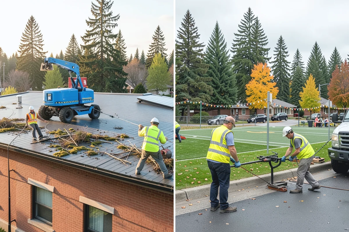 Municipal Shelter Construction in Coupeville, Island County, WA - Foundation and pad design with site drainage review