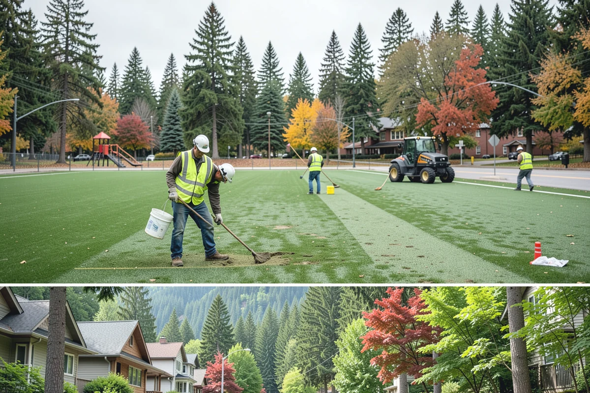 Municipal Shelter Construction in Darrington, Snohomish County, WA - Dry-season scheduling protects slab pours and framing from the delays wet weather imposes on structural work.