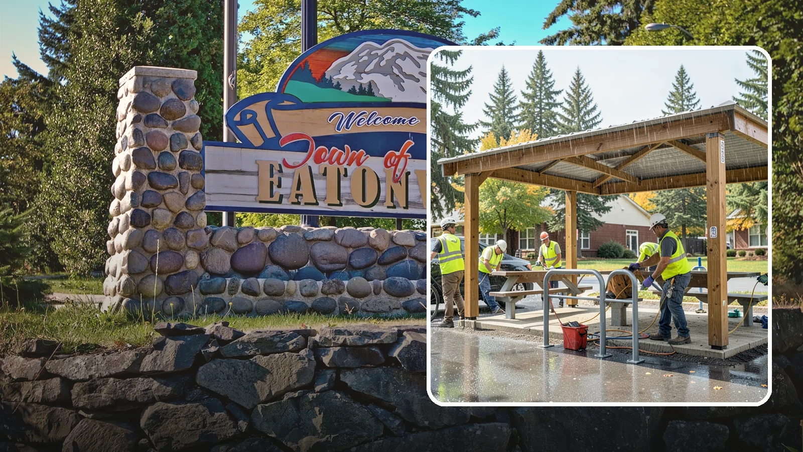 Municipal Shelter Construction in Eatonville, Pierce County, WA - Construct picnic shelters, pavilions, and covered structures that expand usable public gathering space year-round.