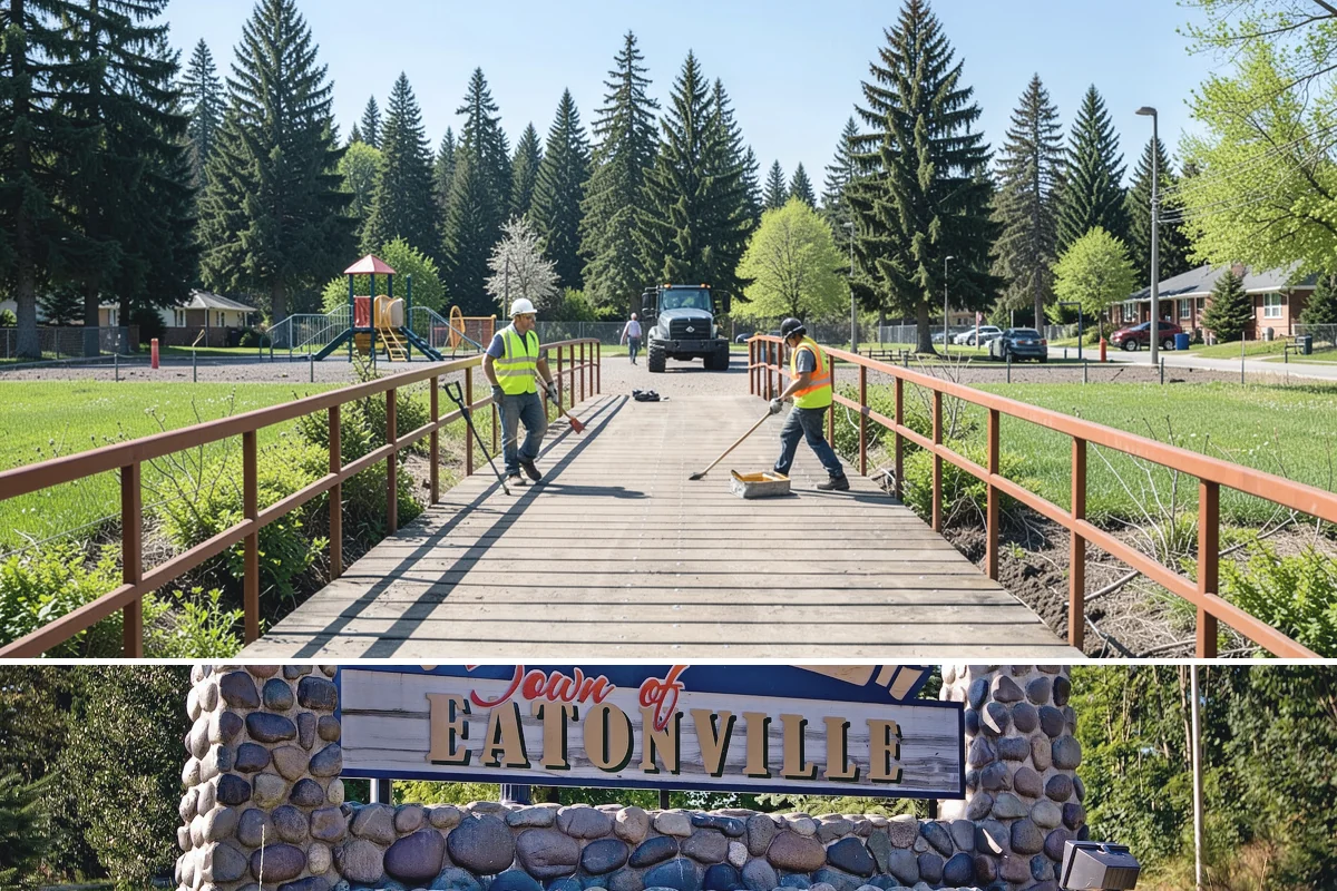 Municipal Shelter Construction in Eatonville, Pierce County, WA - Dry-season scheduling protects slab pours and framing from the delays wet weather imposes on structural work.