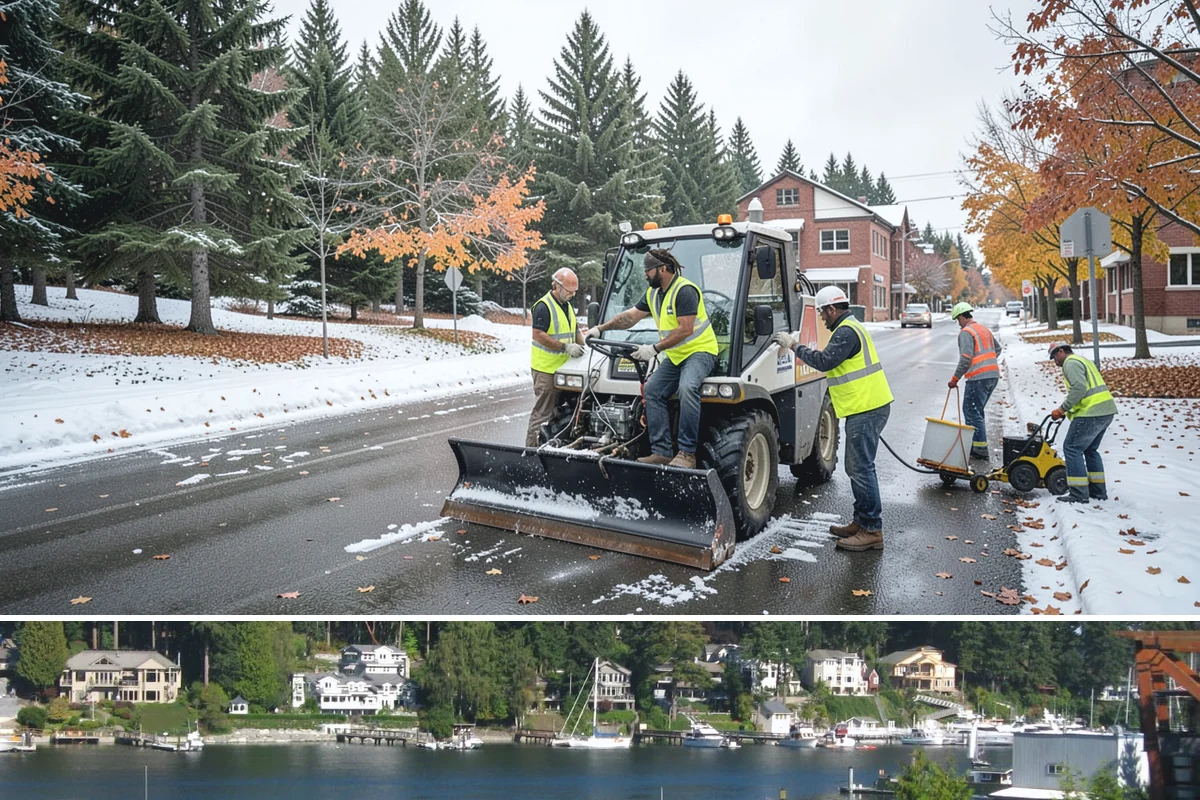 Municipal Shelter Construction in Gig Harbor, Pierce County, WA - Dry-season scheduling protects slab pours and framing from the delays wet weather imposes on structural work.