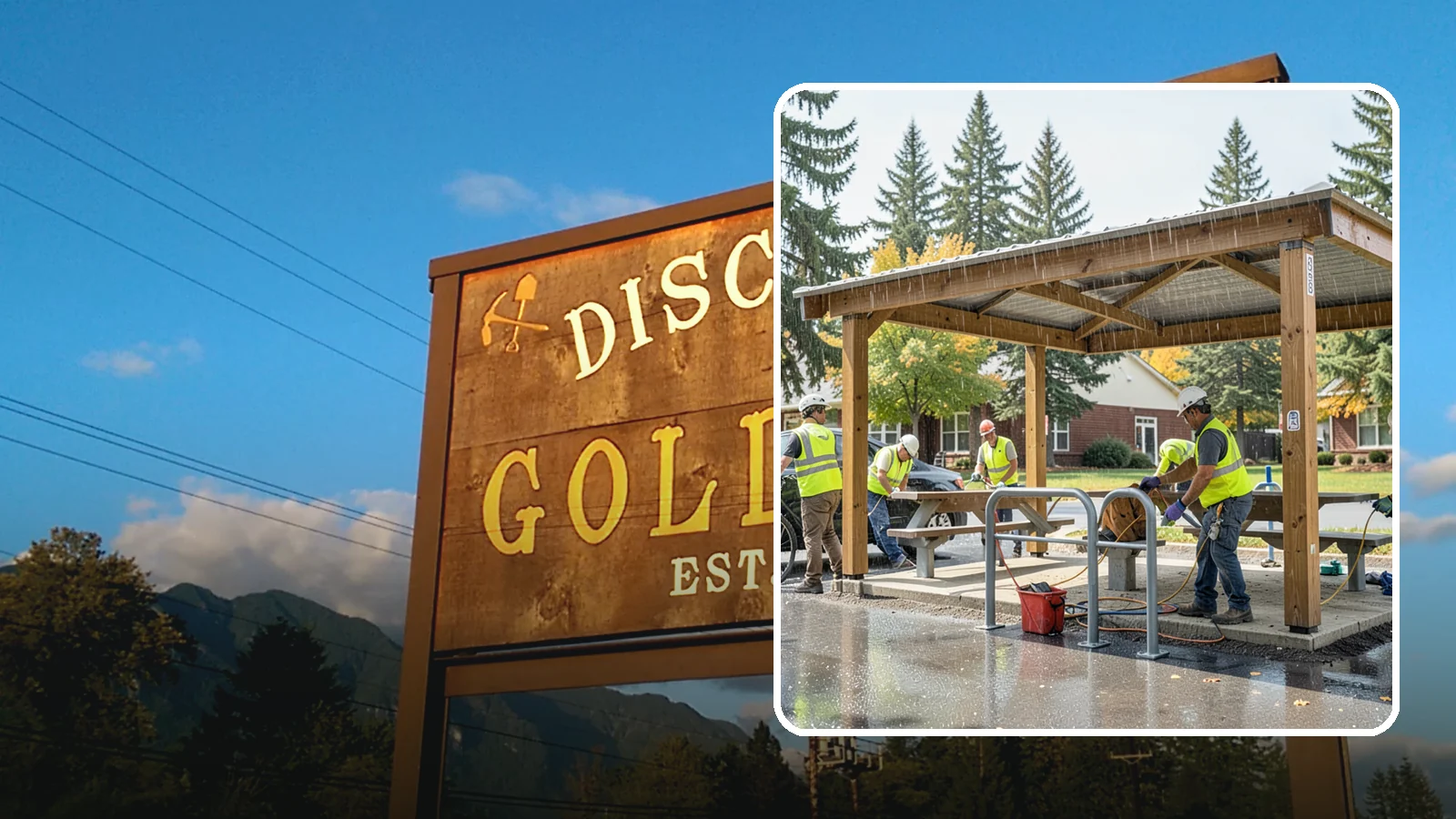 Municipal Shelter Construction in Gold Bar, Snohomish County, WA - Construct picnic shelters, pavilions, and covered structures that expand usable public gathering space year-round.
