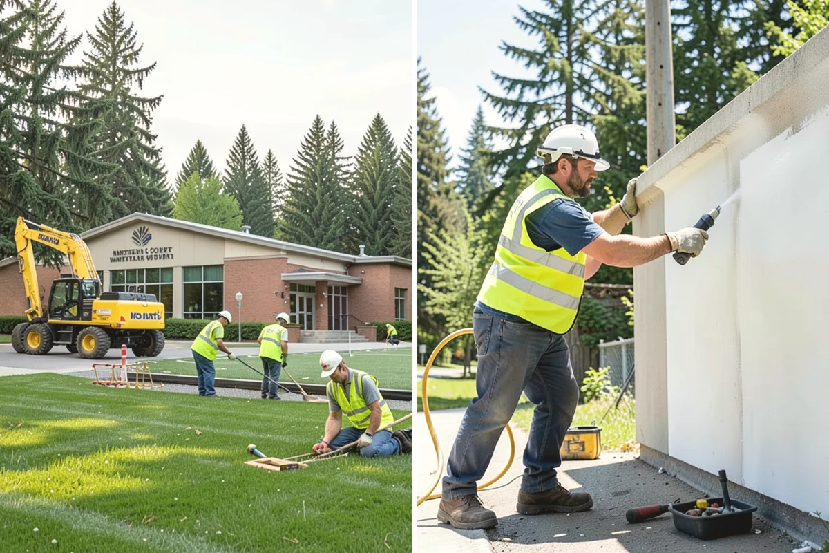 Municipal Shelter Construction in Issaquah, King County, WA - Foundation and pad design with site drainage review