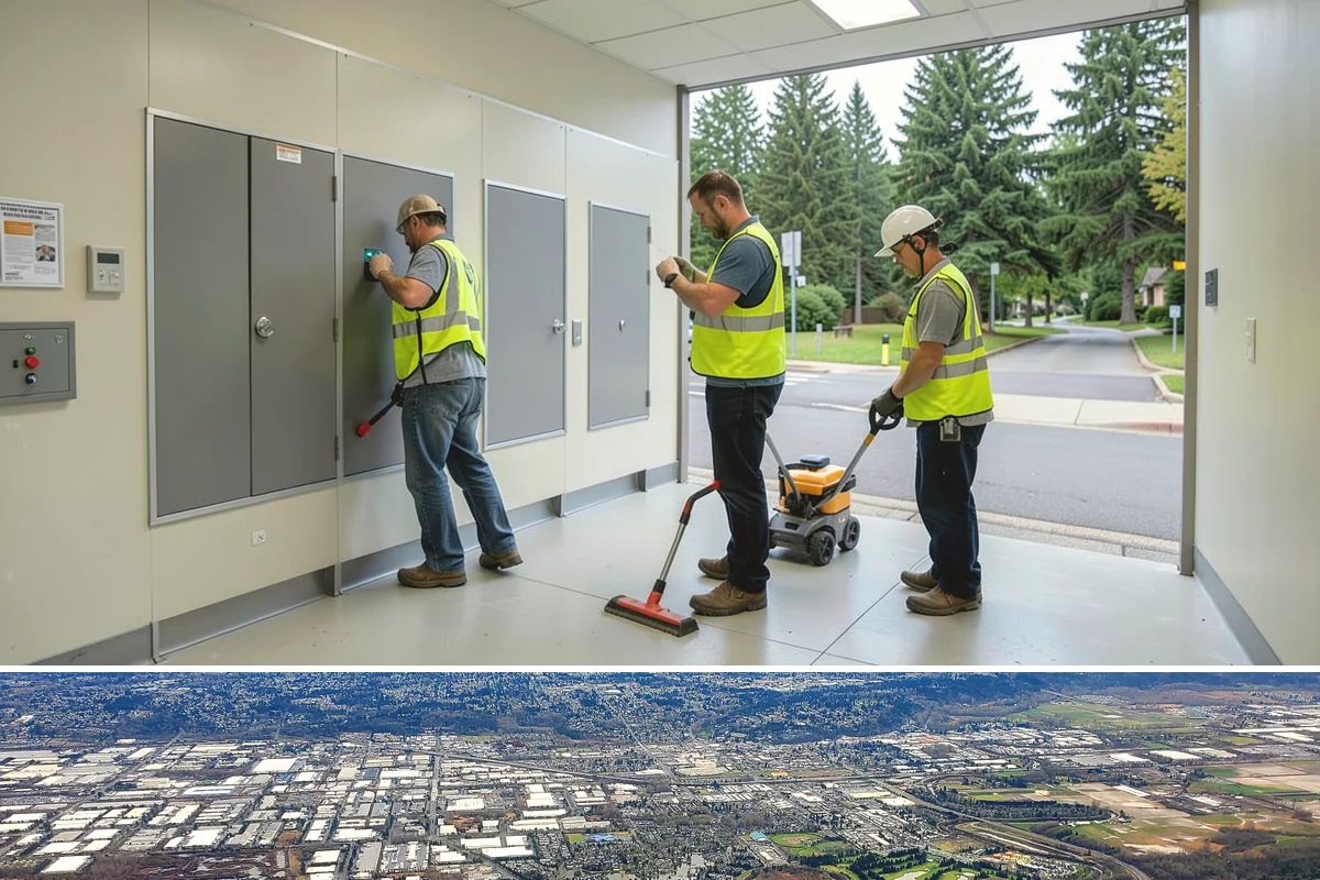 Municipal Shelter Construction in Kent, King County, WA - Dry-season scheduling protects slab pours and framing from the delays wet weather imposes on structural work.