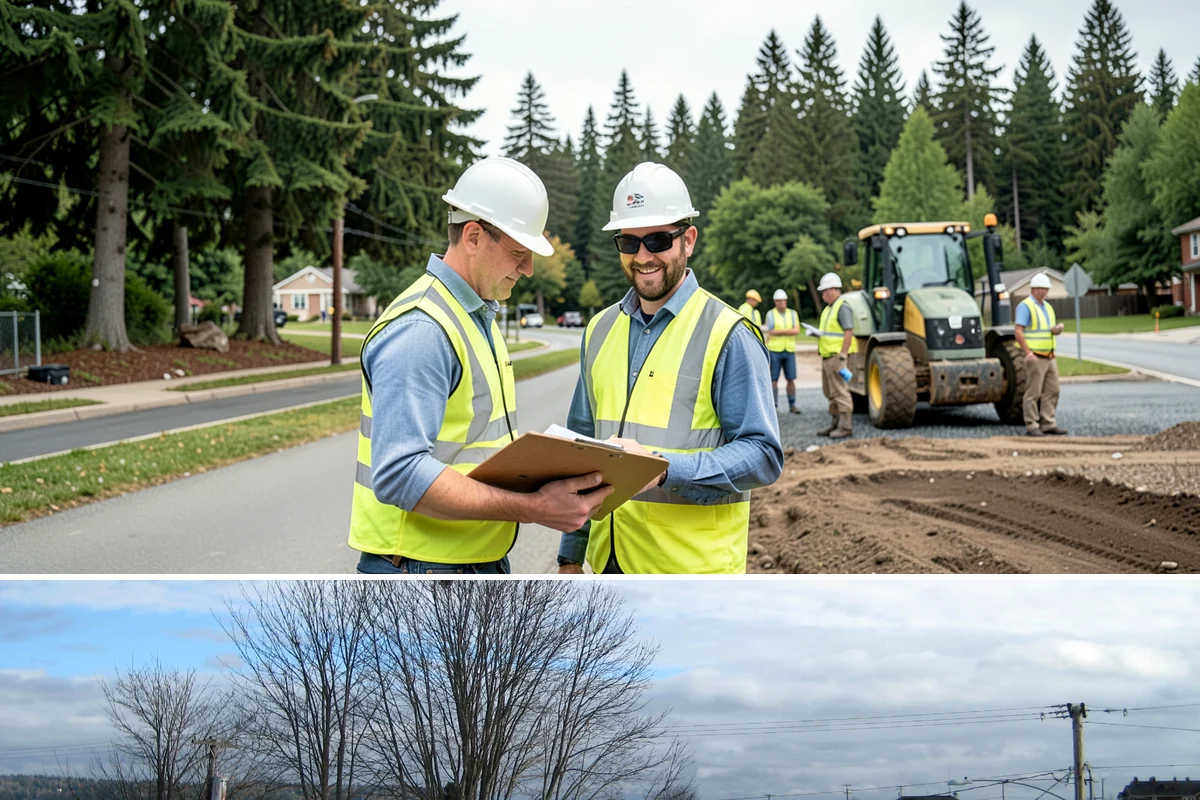 Municipal Shelter Construction in Langley, Island County, WA - Dry-season scheduling protects slab pours and framing from the delays wet weather imposes on structural work.